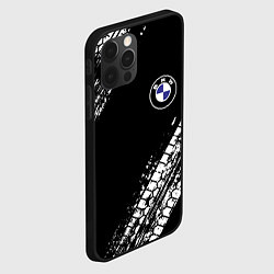 Чехол для iPhone 12 Pro BMW : автомобильные текстуры шин, цвет: 3D-черный — фото 2