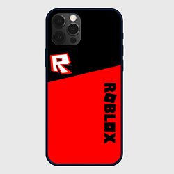 Чехол для iPhone 12 Pro Roblox geometry red, цвет: 3D-черный