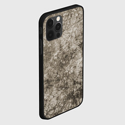 Чехол для iPhone 12 Pro Абстракция - серый грязный гранж, цвет: 3D-черный — фото 2
