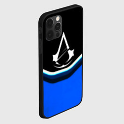 Чехол для iPhone 12 Pro Assassins Creed logo abstergo, цвет: 3D-черный — фото 2