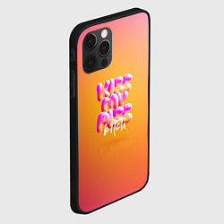 Чехол для iPhone 12 Pro Kiss my piss, bitch, цвет: 3D-черный — фото 2