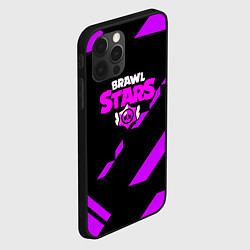 Чехол для iPhone 12 Pro Brawl stars geometry, цвет: 3D-черный — фото 2