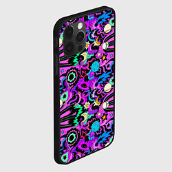 Чехол для iPhone 12 Pro Мультяшный космос, цвет: 3D-черный — фото 2