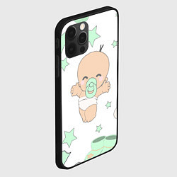 Чехол для iPhone 12 Pro Малыш, цвет: 3D-черный — фото 2