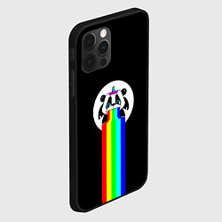 Чехол для iPhone 12 Pro Блюющий пандарог, цвет: 3D-черный — фото 2