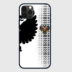 Чехол для iPhone 12 Pro Россия имперский герб, цвет: 3D-черный