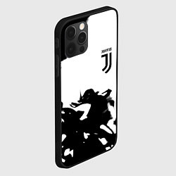 Чехол для iPhone 12 Pro Juventus smoke black fire, цвет: 3D-черный — фото 2