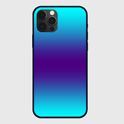 Чехол для iPhone 12 Pro Градиент из неона, цвет: 3D-черный