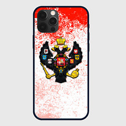 Чехол для iPhone 12 Pro Российская империя краски, цвет: 3D-черный