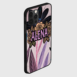 Чехол для iPhone 12 Pro Alena roses, цвет: 3D-черный — фото 2