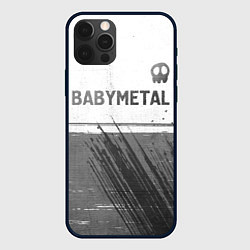 Чехол для iPhone 12 Pro Babymetal - white gradient посередине, цвет: 3D-черный