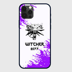 Чехол для iPhone 12 Pro The Witcher 2077 неоновые краски, цвет: 3D-черный