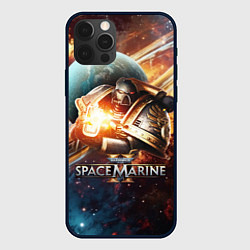 Чехол для iPhone 12 Pro Warhammer 40000 space marine 2, цвет: 3D-черный