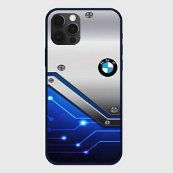 Чехол для iPhone 12 Pro BMW geometry nano, цвет: 3D-черный