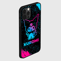 Чехол для iPhone 12 Pro Kuromi - neon gradient, цвет: 3D-черный — фото 2