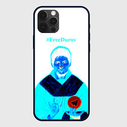 Чехол для iPhone 12 Pro FreeDurov, цвет: 3D-черный