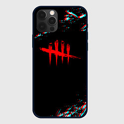 Чехол для iPhone 12 Pro Dead by daylight глитч, цвет: 3D-черный