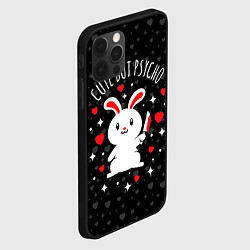 Чехол для iPhone 12 Pro Cute but psycho bunny, цвет: 3D-черный — фото 2