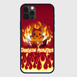 Чехол для iPhone 12 Pro Mr DnD Meowster, цвет: 3D-черный