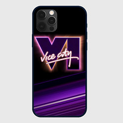 Чехол для iPhone 12 Pro GTA VI - Vice city, цвет: 3D-черный