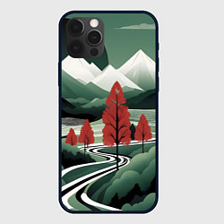 Чехол для iPhone 12 Pro Дорога на природу, цвет: 3D-черный