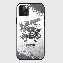 Чехол для iPhone 12 Pro Tokyo Ghoul - white gradient, цвет: 3D-черный