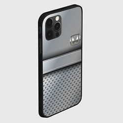 Чехол для iPhone 12 Pro Honda metal, цвет: 3D-черный — фото 2