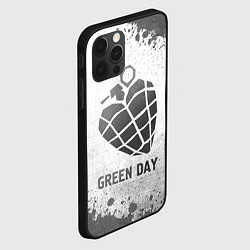 Чехол для iPhone 12 Pro Green Day - white gradient, цвет: 3D-черный — фото 2