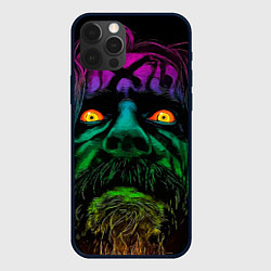 Чехол для iPhone 12 Pro Rob zombie - head, цвет: 3D-черный