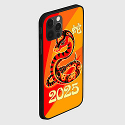 Чехол для iPhone 12 Pro Год змеи - 2025, цвет: 3D-черный — фото 2