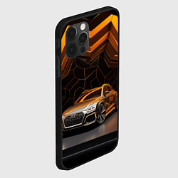 Чехол для iPhone 12 Pro Audi auto, цвет: 3D-черный — фото 2