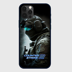 Чехол для iPhone 12 Pro Counter strike 2 спецназ, цвет: 3D-черный