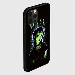 Чехол для iPhone 12 Pro Goth girl - Beetlejuice, цвет: 3D-черный — фото 2