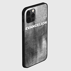 Чехол для iPhone 12 Pro Evangelion - grey gradient посередине, цвет: 3D-черный — фото 2