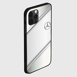 Чехол для iPhone 12 Pro Mercedes benz metalic collection, цвет: 3D-черный — фото 2