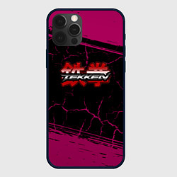 Чехол для iPhone 12 Pro Теккен трещины, цвет: 3D-черный