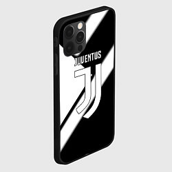 Чехол для iPhone 12 Pro Juventus geometry steel, цвет: 3D-черный — фото 2