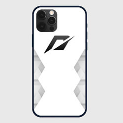 Чехол для iPhone 12 Pro Need for Speed white poly, цвет: 3D-черный