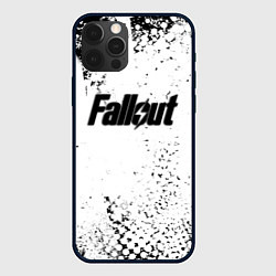 Чехол для iPhone 12 Pro Fallout game краски, цвет: 3D-черный