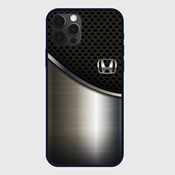 Чехол для iPhone 12 Pro Honda metal car, цвет: 3D-черный