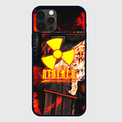 Чехол для iPhone 12 Pro Stalker howl, цвет: 3D-черный