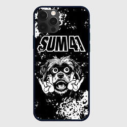 Чехол для iPhone 12 Pro Sum41 рок пес, цвет: 3D-черный