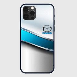 Чехол для iPhone 12 Pro Mazda geometry auto, цвет: 3D-черный