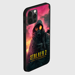 Чехол для iPhone 12 Pro Stalker 2 горящий атомный завод, цвет: 3D-черный — фото 2