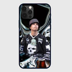 Чехол для iPhone 12 Pro Slava Marlow music artist, цвет: 3D-черный