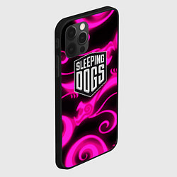 Чехол для iPhone 12 Pro Sleeping dogs japan gta dragon, цвет: 3D-черный — фото 2