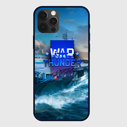 Чехол для iPhone 12 Pro War Thunder ship, цвет: 3D-черный