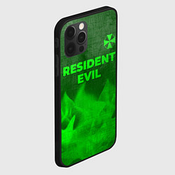 Чехол для iPhone 12 Pro Resident Evil - green gradient посередине, цвет: 3D-черный — фото 2