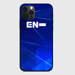 Чехол для iPhone 12 Pro Enhypen blue poly, цвет: 3D-черный