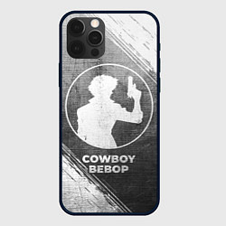 Чехол для iPhone 12 Pro Cowboy Bebop - grey gradient, цвет: 3D-черный